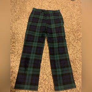 Vineyard Vines boys size 8 Black-watch Plaid Dress Pants